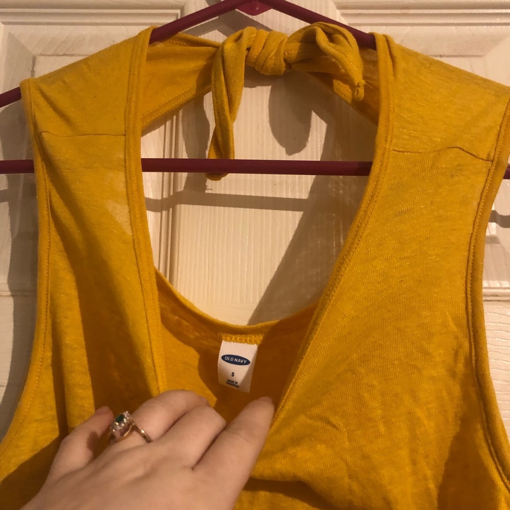 Yellow tank